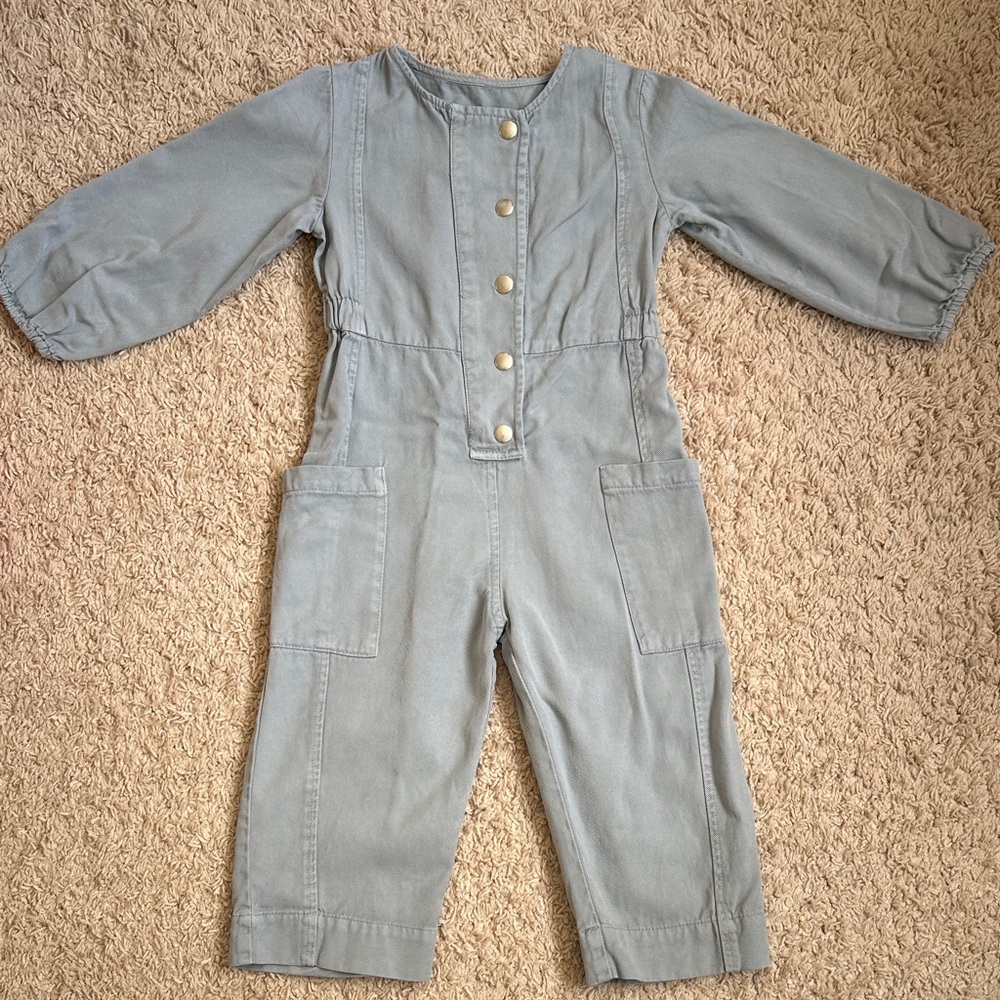 Zara Kids Light Blue Romper